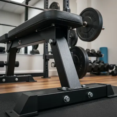 REP Fitness AB-5200 adjustable weight bench showcasing its heavy-duty steel frame and stable design.